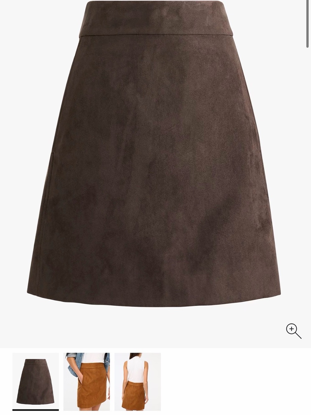 J. Crew Chocolate Brown Mini Skirt